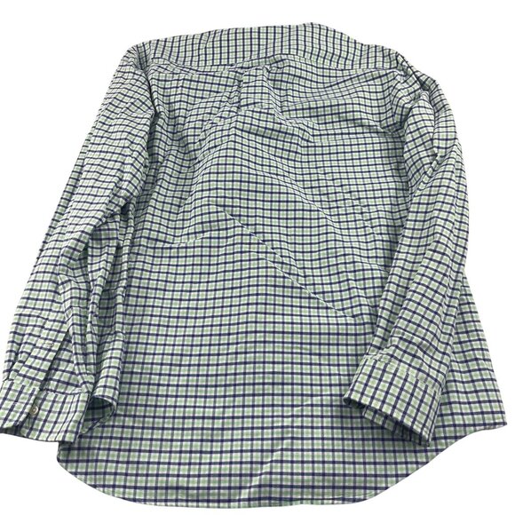 Ralph Lauren Mens XL Green & Blue Checkered Long-Sleeve Shirt - Picture 4 of 4